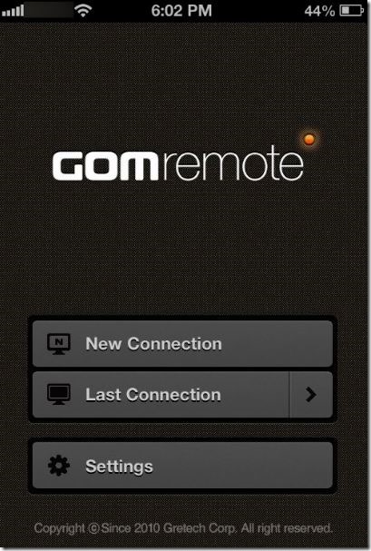 Compruebe GOM Media Player desde la imagen del teléfono 3