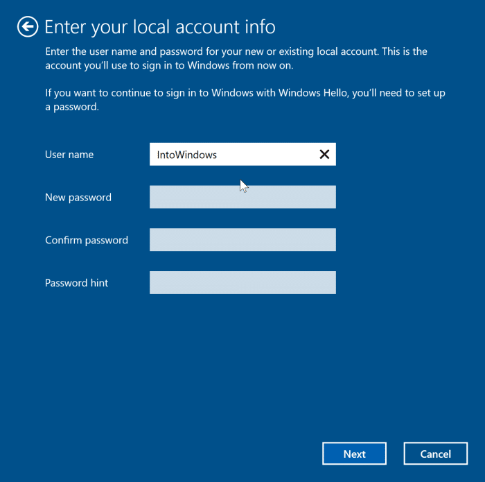 cerrar sesión en la cuenta de Microsoft en Windows 10 pic5