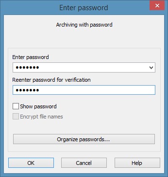 Cree un archivo zip con contraseÃ±a en Windows 7 Windows 8 Step6