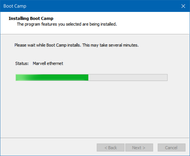reparar y actualizar controladores Boot Camp en Windows 10 (3)