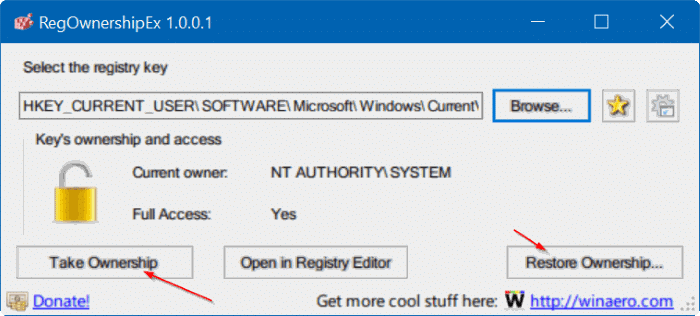 tomar posesión del registro en Windows 10 pic9