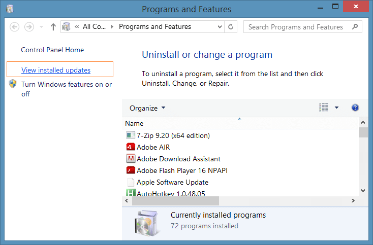 Elimine el mensaje de actualización de Windows 10 paso 2