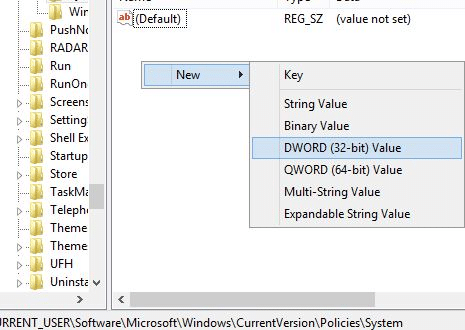 Deshabilite el método abreviado de teclado de Windows L en la imagen de Windows 2