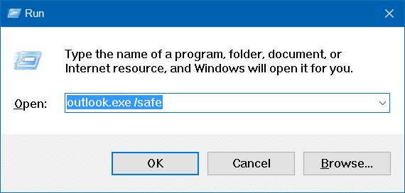 Outlook 2016 se bloquea mientras se procesa el inicio de carga del perfil del paso 2