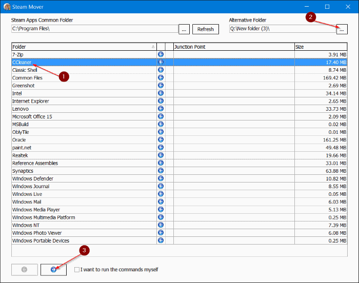 Mueva los programas instalados a otra unidad en Windows 10 paso 05
