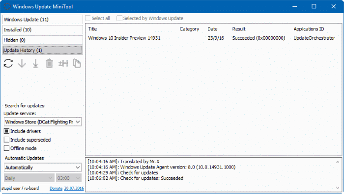 Minitool de actualización de Windows para Windows 10 pic1