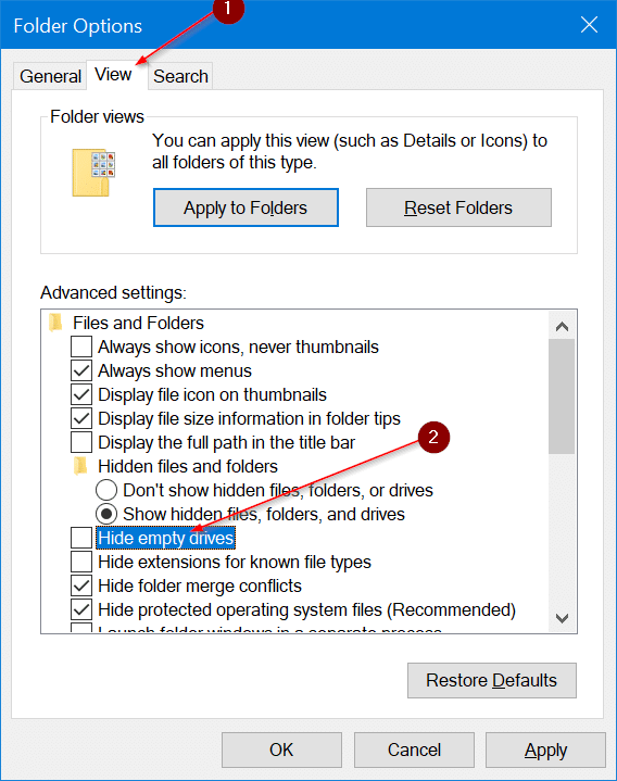 la unidad USB externa no aparece en el Explorador de archivos en Windows 10 pic7