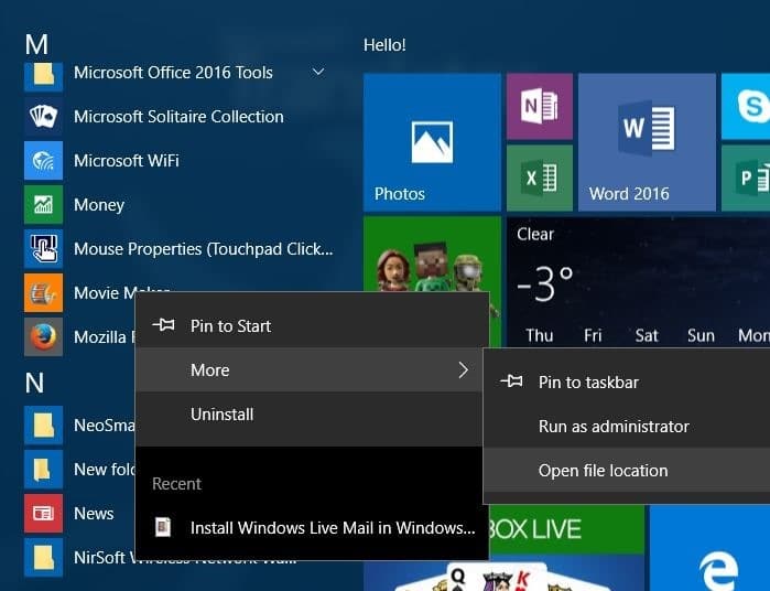 crear un acceso directo en el escritorio para programar en Windows 10 paso 4