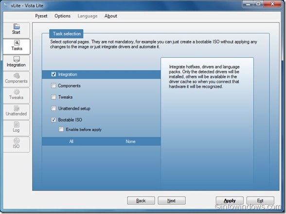 Integre los controladores en el disco de instalación de Windows 7 3