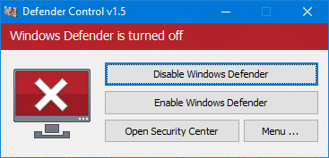 deshabilitar Windows Defender en Windows 10 pic2