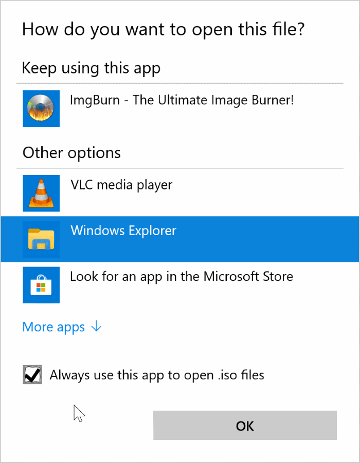 Falta la opción de montaje del menú contextual de Windows 10 pic6