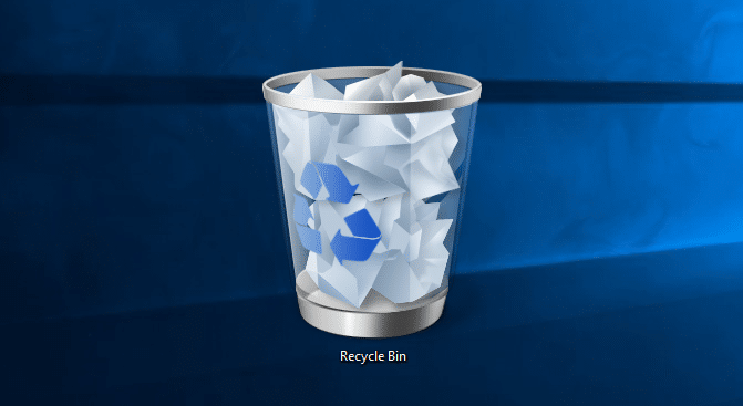 Cambiar el icono de la papelera de reciclaje en la imagen de Windows 10 01.1