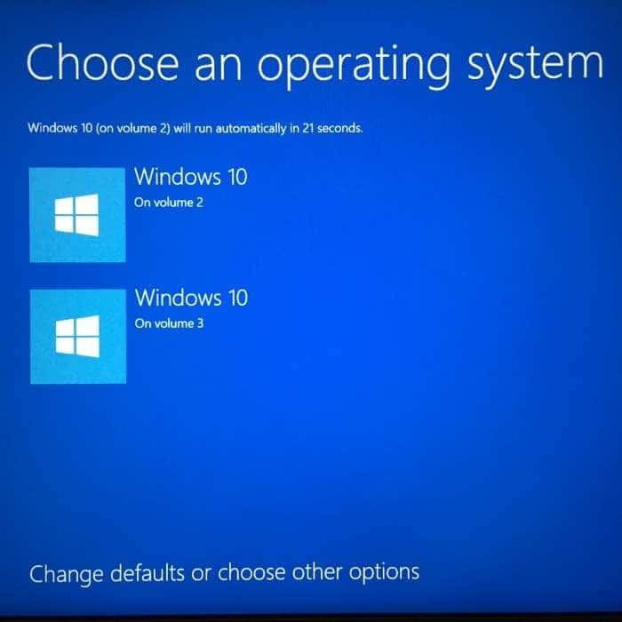 Cambiar el sistema operativo predeterminado Windows 10 pic1 (2)