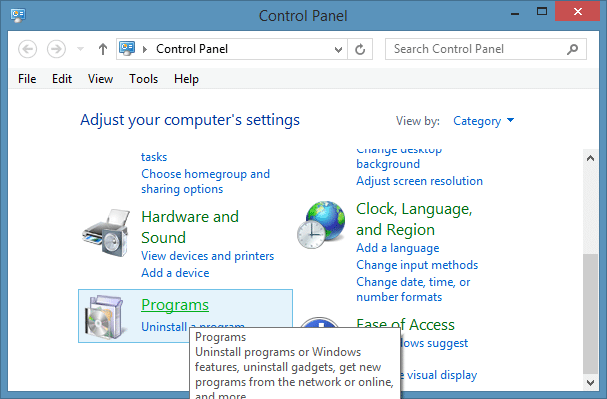 Configure Windows Media Player como el reproductor de audio predeterminado en Windows 8.1 Step22
