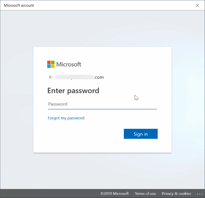 cambiar de cuenta local a Microsoft en Windows 10 pic7