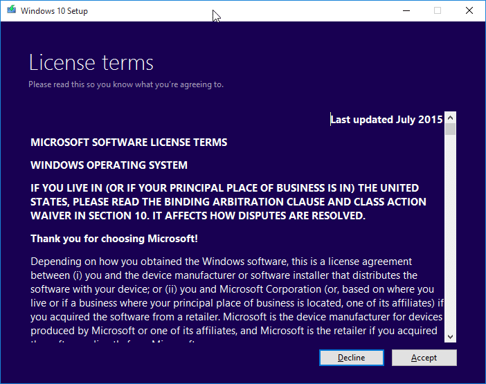 Instalación limpia de Windows 10 desde el archivo ISO paso 4
