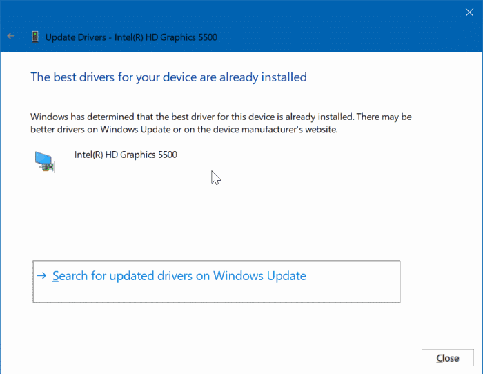 no se puede cambiar la resolución de la pantalla en Windows 10 pic5