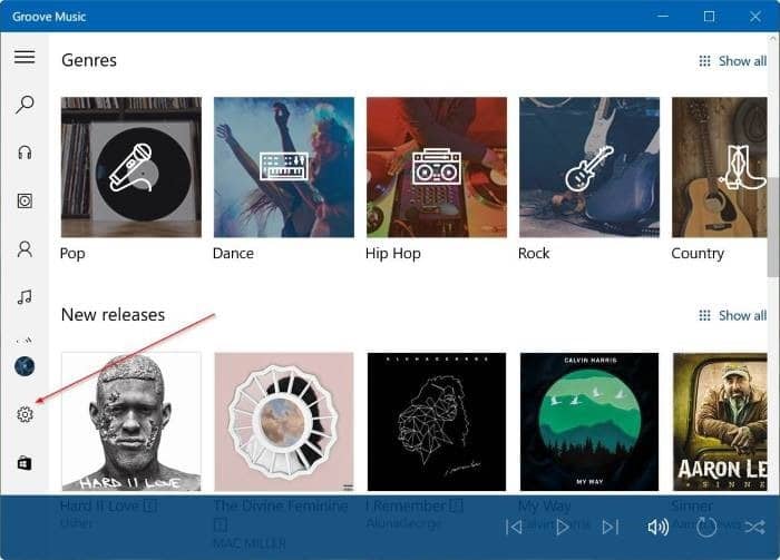 Restaurar Groove Music en Windows 10 pic2