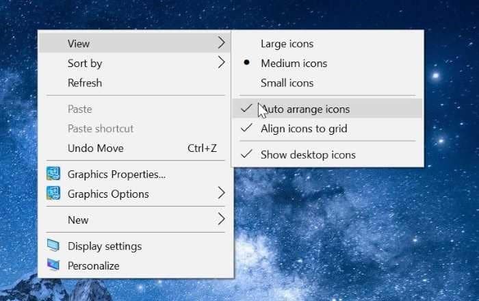 faltan iconos de escritorio en Windows 10 pic2