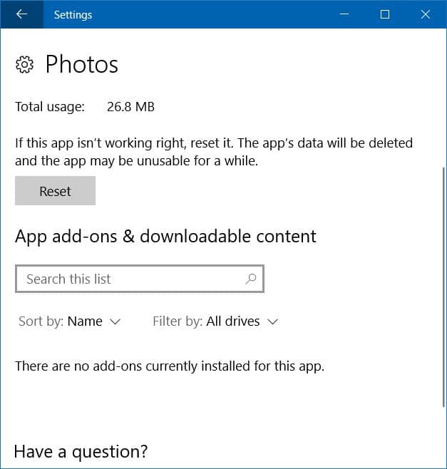 La aplicaci贸n Fotos no se abre en Windows 10