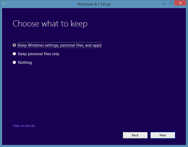 Reparar la instalaciÃ³n de Windows 8.1 Paso 5
