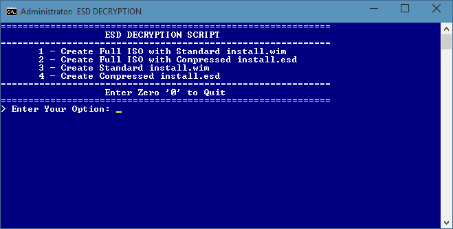 Conversi贸n de Windows 10 ESD a ISO