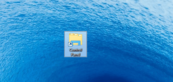 Abra el Panel de control de Windows 10 paso 7