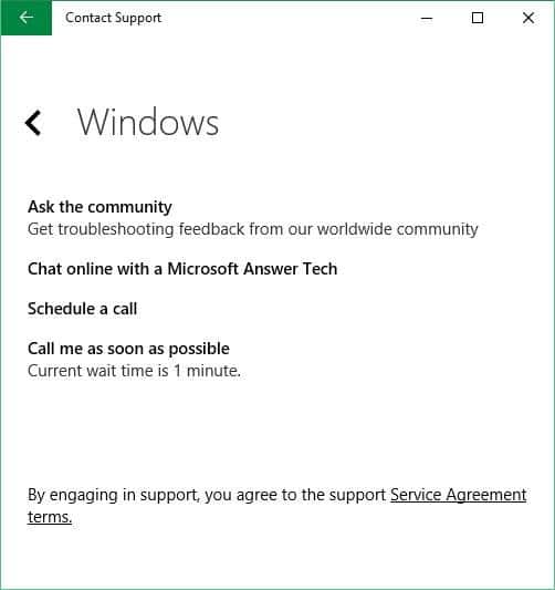 Chat con soporte técnico de Microsoft Imagen de Windows 10 4