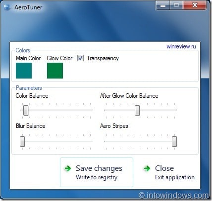 Aero Tuner para Windows7