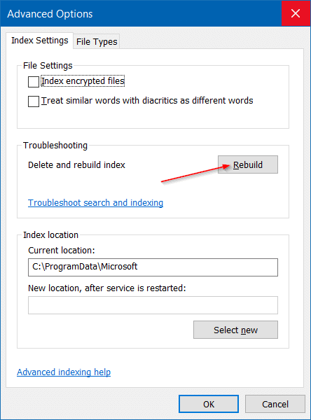 corregir la herramienta de recorte que falta en el menÃº Inicio de Windows 10 pic1