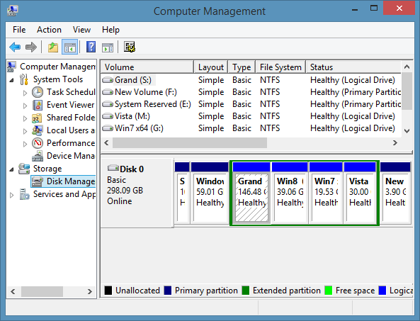 Cambiar la letra de la unidad en Windows 8.1 Step01