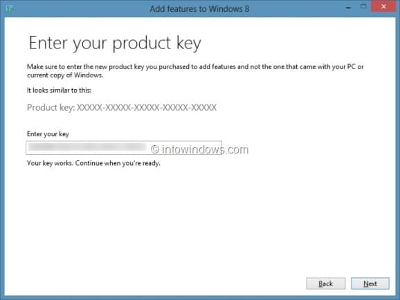 Actualice Windows 8 a Windows 8 Pro Step3
