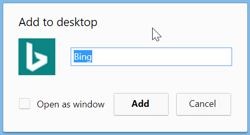 agregar sitios web a la barra de tareas en Windows 10 pic2