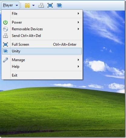 Modo de Windows 8 XP