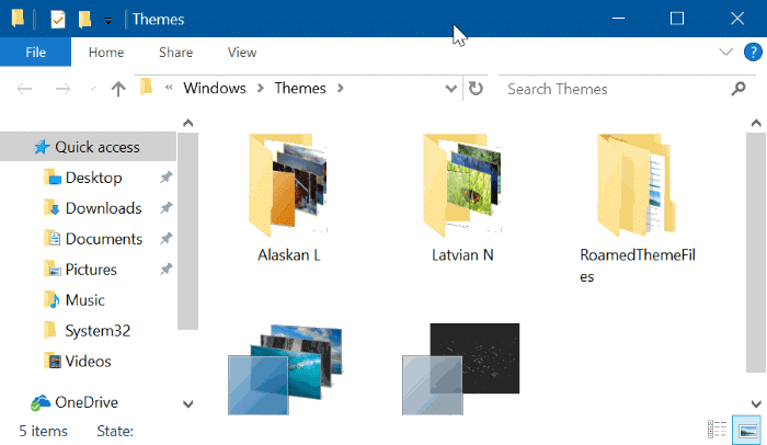 eliminar temas en Windows 10 pic5