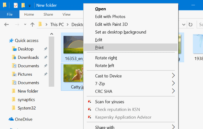 combinar varias imágenes en un PDF en Windows 10 pic1