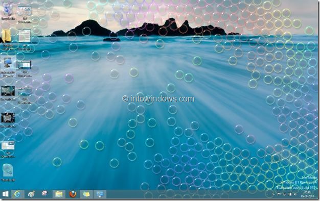 Configure el protector de pantalla como fondo de escritorio en Windows Picture66