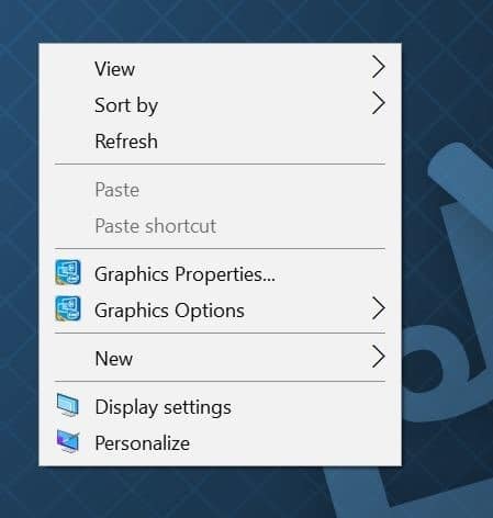 habilitar la presentación de fondo de escritorio en Windows 10 paso 1