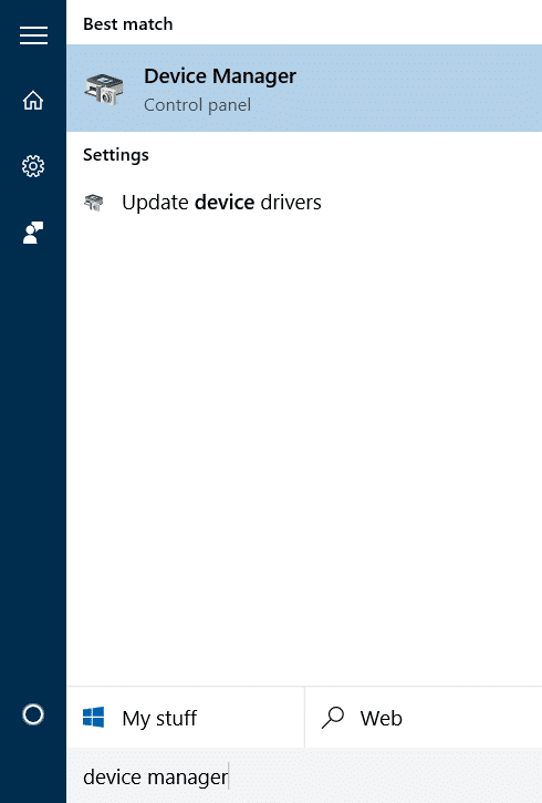 Revertir o retroceder a la versión anterior de un controlador en Windows 10 paso 1