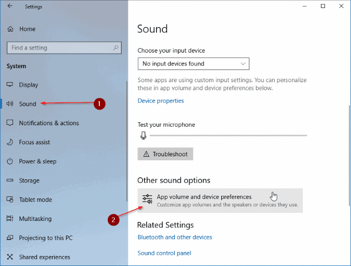 configurar diferentes dispositivos de audio para diferentes aplicaciones en Windows 10
