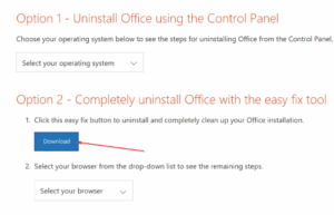 Desinstale completamente Office 365 u Office 2019 desde Windows 10