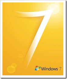 Logotipo naranja de Windows 7