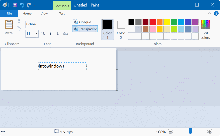 habilitar el programa de pintura clásico en Windows 10 Creators Update