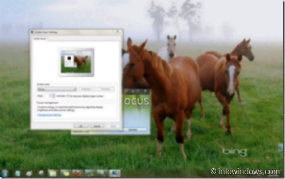 Focus Screen Saver para Windows 7