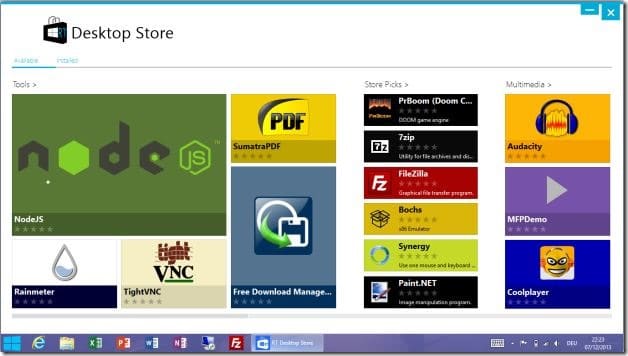 RT Desktop Store instala programas de escritorio en Windows RT imagen 1