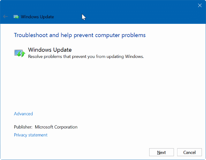 Windows Update se atasc贸 al descargar las actualizaciones de Windows 10 pic1