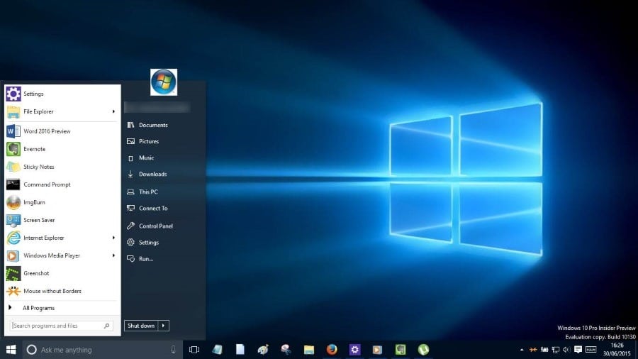Imagen de StartScreen para Windows 10 1