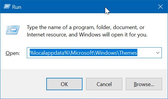 ubicación de temas en Windows 10 pic1