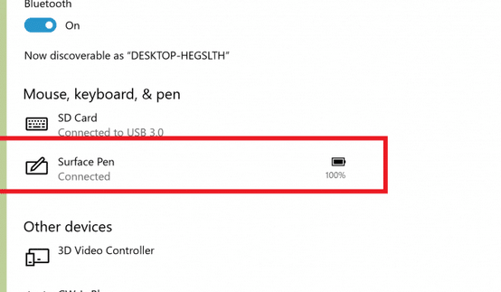Verifique el nivel de batería del teclado y el mouse en Windows 10 pic1