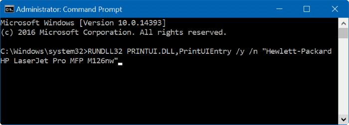 cambiar la impresora predeterminada en Windows 10 paso 9